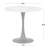 Cambon Round Metal Base Dining Table-1392757666