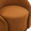 Fauteuil demi-tonneau pivotant rembourré Aunna-1325850113