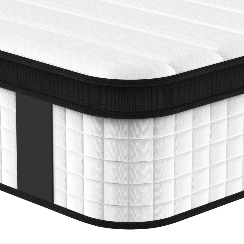 12'' Medium Hybrid Mattresses with Cooling Gel Memory Foam and Pocket Springs Mattress in a Box, Twin XL