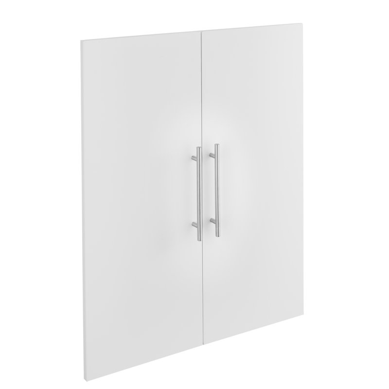 Ensemble de portes modernes l 24,65 po SuiteSymphony, Blanc pur