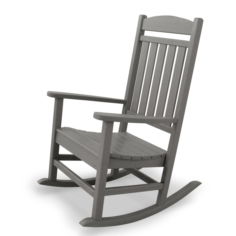 POLYWOOD Classics Rocker, Slate Gray