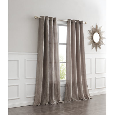  Verona Crushed Silk Living Room And Bedroom Curtains Set â€“ 54" X 84" Light Filtering, Machine Washable, Perfect For Living Room & Bedrooms At Any Time Of The Year