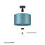 Trece Solid Wood Flush Mount-61564823-61564826