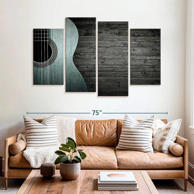 Abarca Vignette, guitare bleue