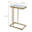 Brigitte Marble Top Frame End Table