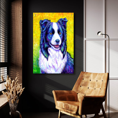 "Border Collie" par Rebecca Wang Art