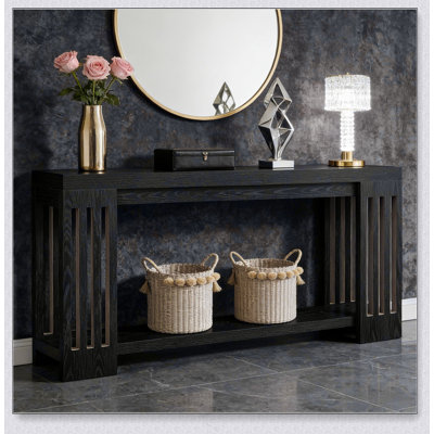 Console Table, 2-Tier Side Table,Sofa Table