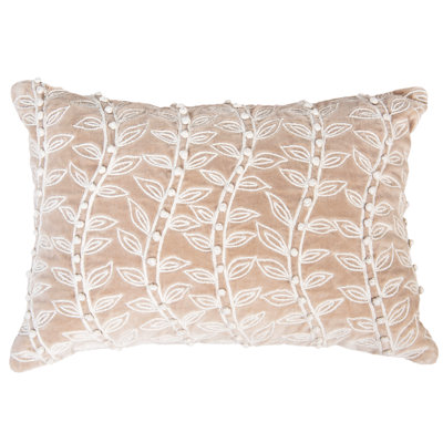 Cotton Velvet Throw Pillow