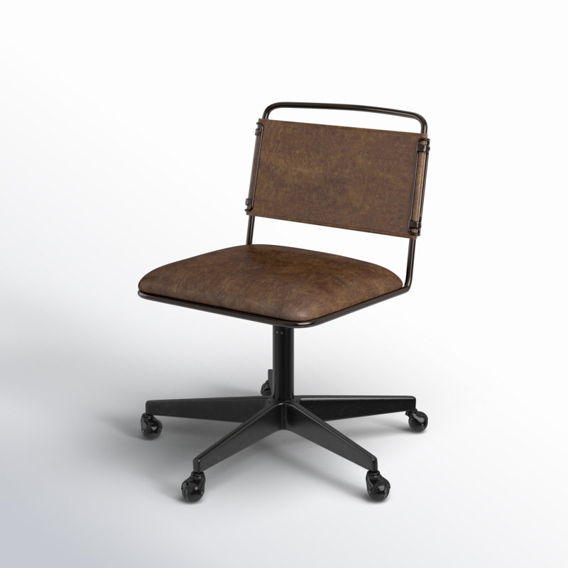 Wharton Swivel Task Chair, Brown