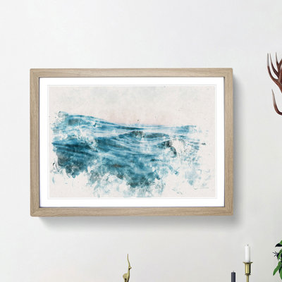Rising Ocean - Picture Frame Painting Print