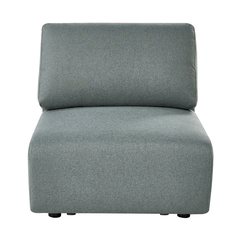 Beyza 1 Seater Seating Component, Green Fabric