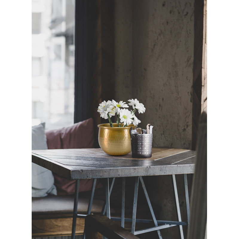 Pot de fleurs d'intérieur en métal Quisha