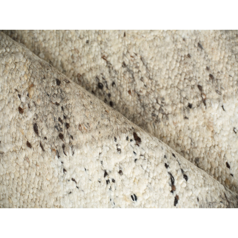Sunstone flatweave Wool Beige/Brown Area Rug, 8'X10'