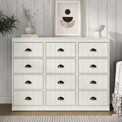 Dyisha 3-Piece 4-Drawer Dresser For Bedroom