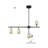 Jeremaiah 4 -Light Fixed Track Track Kit with Dimmable and Adjustable Head-88080443-88080442