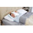 Luxury Thick Side Goose Feather King Bed Pillows With Cotton Cover-850780735