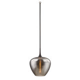 West End - Light Pendant - Vintage Bronze - Smoke Glass