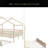 Wooden House Bed With Twin Size Trundle-2024923108-2024922904