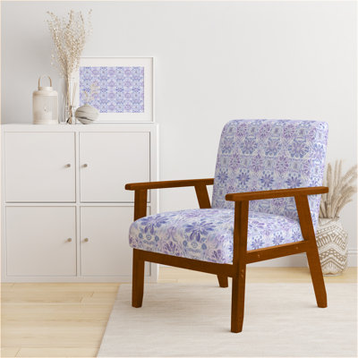 Chaise rembourrée Boho - Fauteuil Mandala