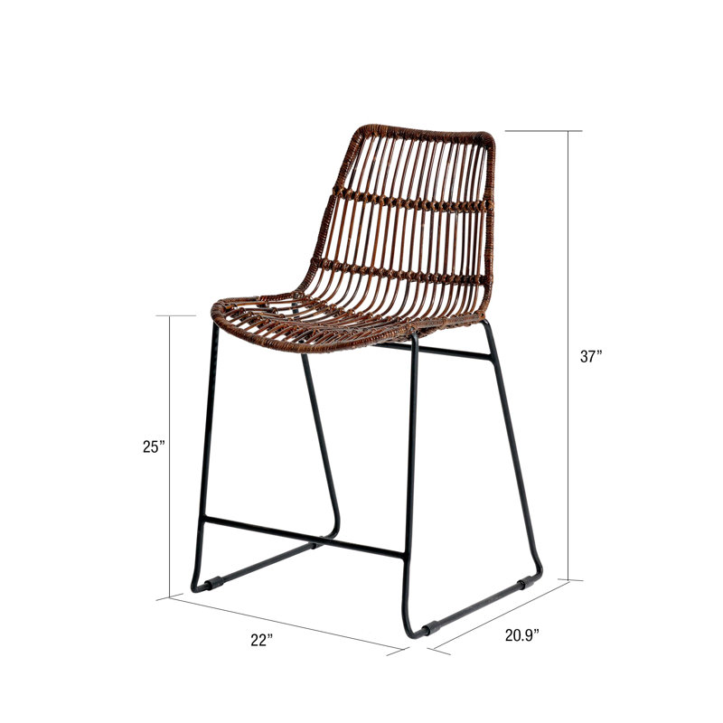 Tabouret Aleid, Tabouret de comptoir (siège d'une hauteur de 25 p