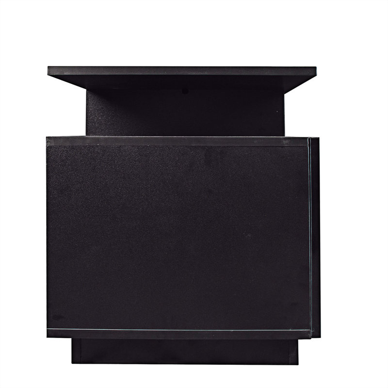 Meuble télé moderne avec 20 couleurs DEL, Noir