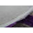 Thionville Shag Purple/Grey Shag Area Rug-1037222754