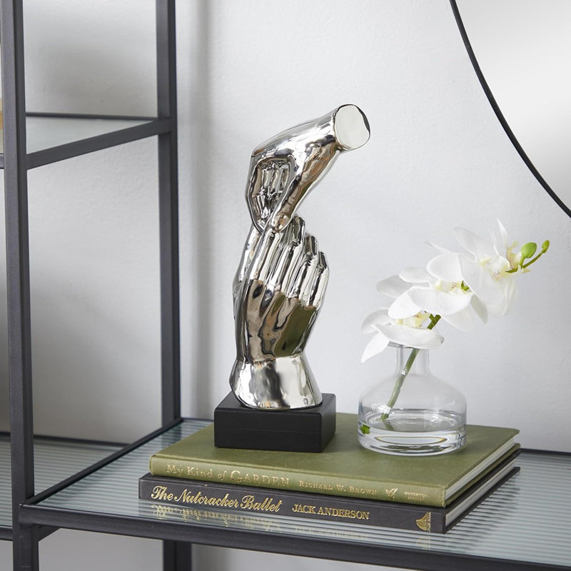Polystone Hands Decorative Sculpture Home Decor Statue, ...