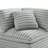 Jenny 6-Piece Modular Sectional In Plush Gray Polyester Cord-Like Fabric-766934096