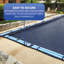 Couverture hivernale rectangulaire pour piscine creusée 8 ans-9055524