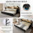 Daybed With Trundle, USB Charging Ports, Strip Lights And Storage Shelves-2049228950