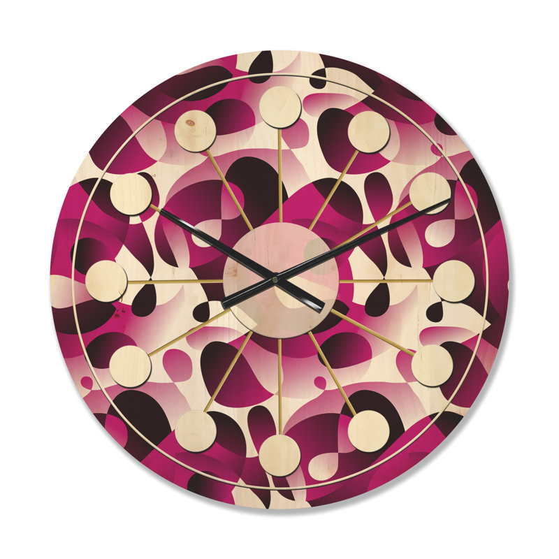 Solid Wood Wall Clock, Medium