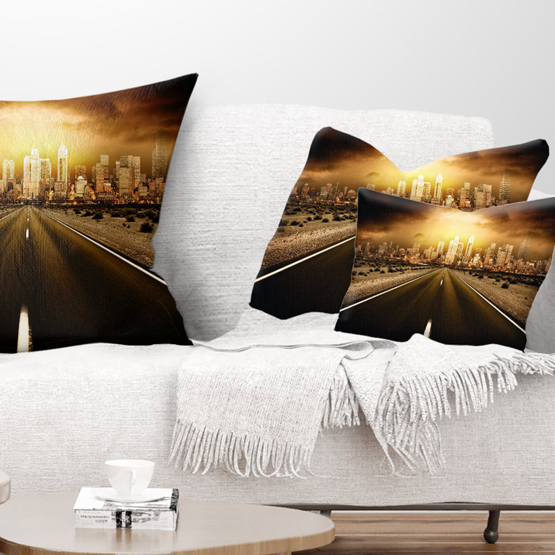 Coussin Landscape World End, Rectangulaire, 12 po x 20 po