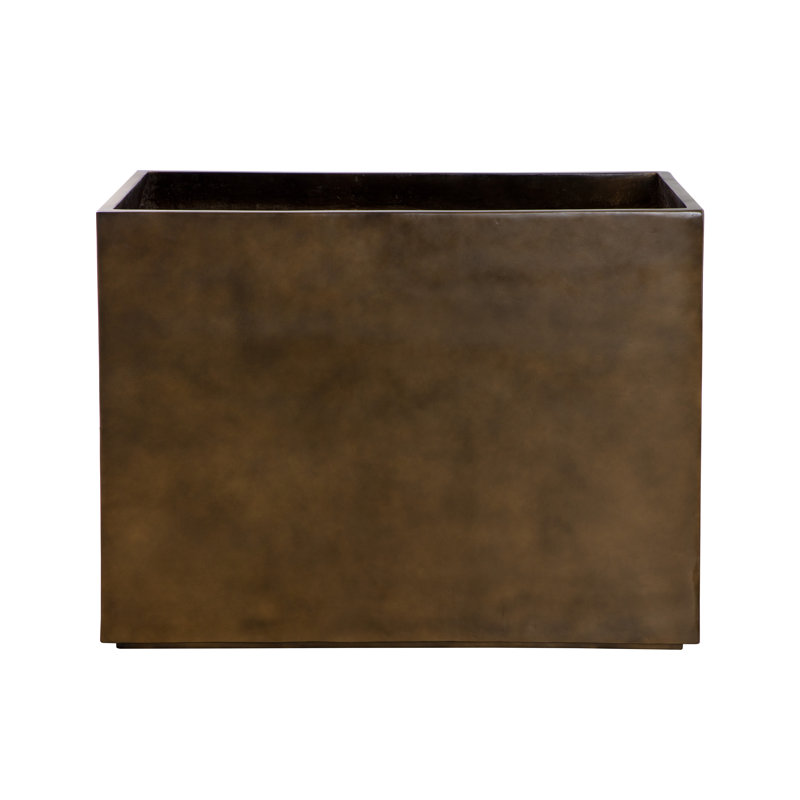 Perkey Concrete Planter, 36" H x 48" W x 24" D, Taupe