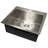 Small Radius Topmount Single Hole Stainless Kitchen Sink