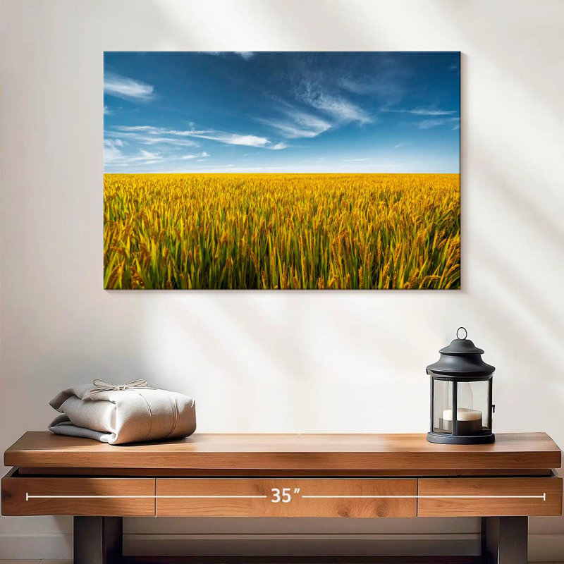 Harnek Suzhou Wheat Field, 16" H x 24" W