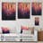 The Expressionism Lavender Plants - Plants Wood Wall Art - On Natural Pine Wood-171322280