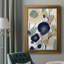 «Blue Poppy Cascade II», toile encadrée de qualité supérieure - prête à être accrochée-1329664581