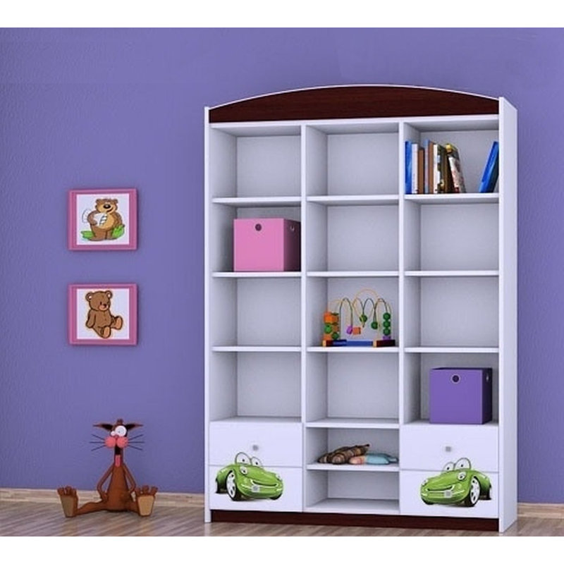 Maddox 183cm H X 132cm W Kids Cube, Wenge