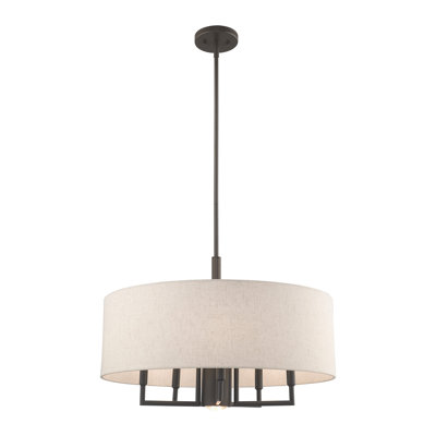 Bazilijus 6 - Light Dimmable Drum Chandelier