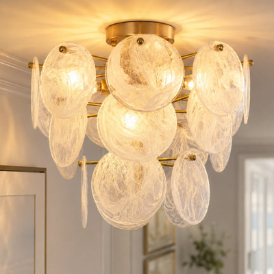 16.5'' Modern 5 - Light Flush Mount Ceiling Light