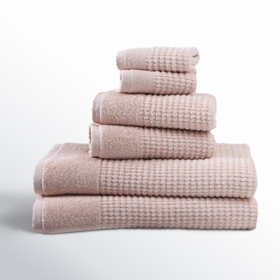 Earline 6 Piece Turkish Cotton Towel Set