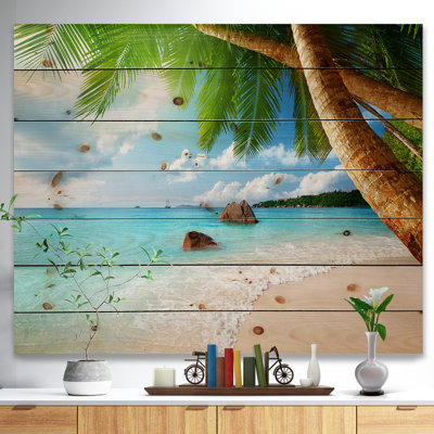 «Praslin Island Seychelles Beach», photographie
