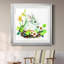 Couronne de lapin - peinture encadrée-1312265128-1312265146