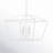 Grady 4 - Light Steel Dimmable Lantern Square / Rectangle Chandelier-91030177