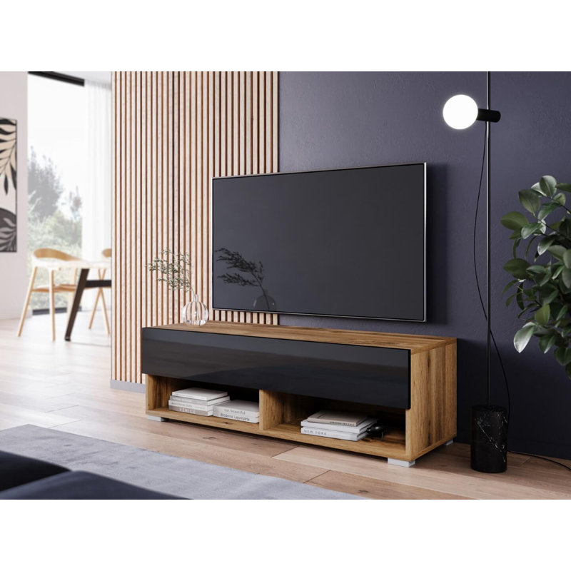 Shingadia Unfinished TV Stand for TVs up to 49", Chestnut 