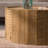 Retro Burlywood Solid Wood Round Coffee Table