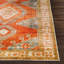 Mags Machine Washable Oriental Burnt Orange/Orange Area Rug-2058555175