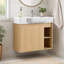 Meuble-lavabo mural avec lavabo en céramique blanche et porte à fermeture en douceur-923598873-923598875