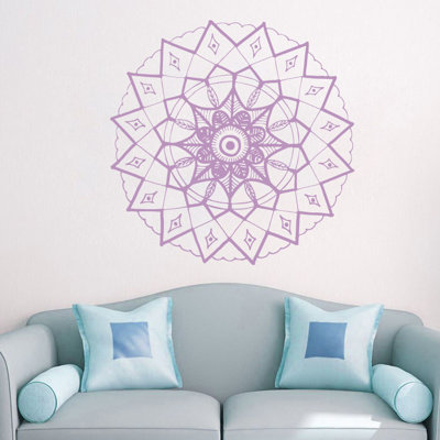 Adhésif décoratif mandala yoga