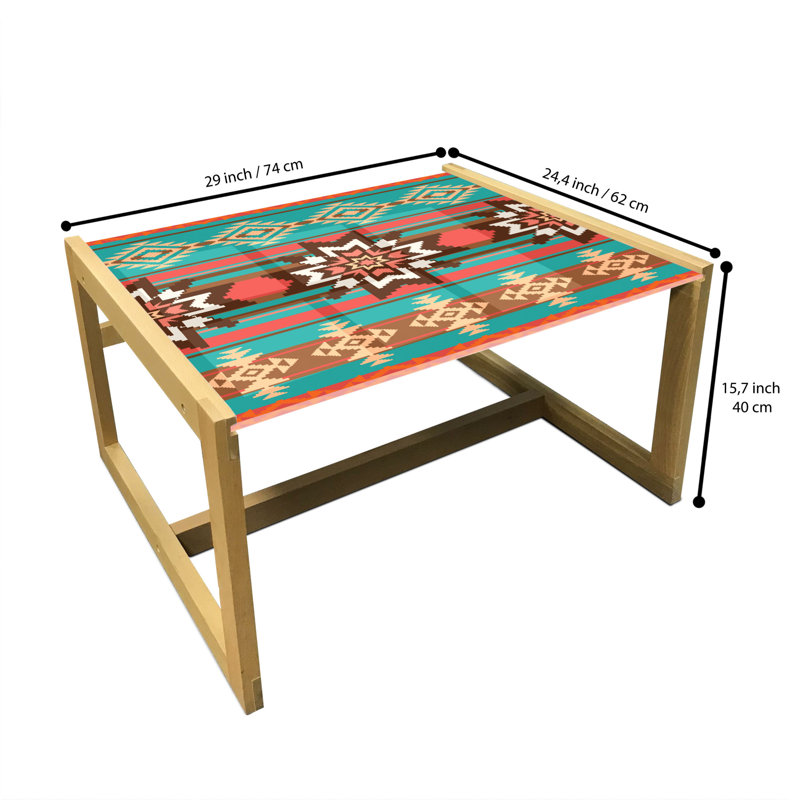 Jalenn Sled Coffee Table, 62cm H x 74cm W x 40cm D